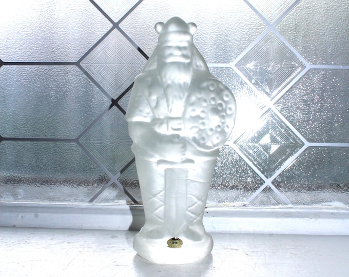Large Reijmyre Crystal Viking Figurine Scandinavian Art Glass