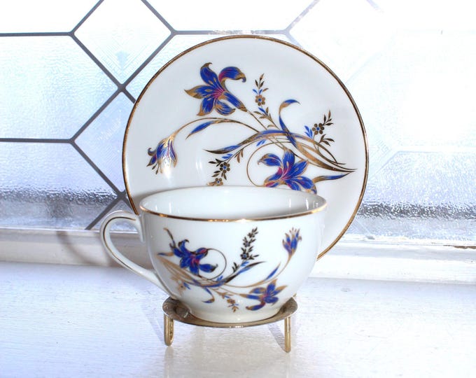 Antique Noritake Morimura Cup and Saucer Hand Painted by Brother Harold Andrew