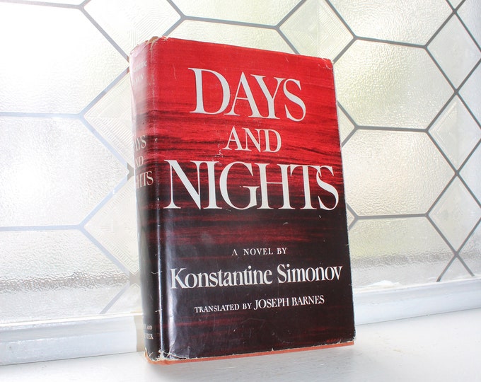 Vintage Book Days and Nights by Konstantine Simonov 1945