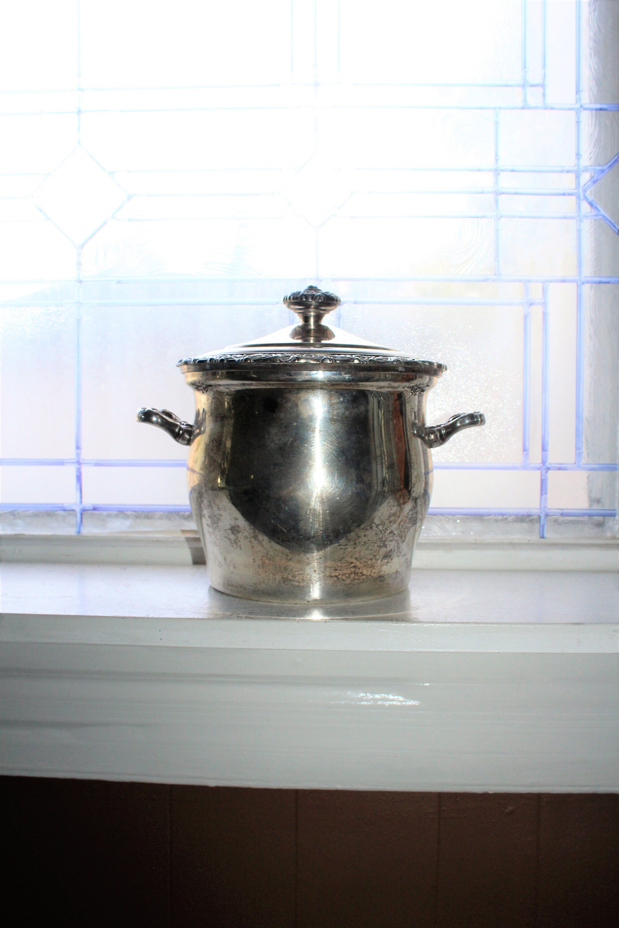Vintage Countess Ice Bucket by International Silver with Glass Insert