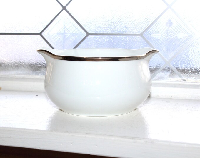Nikko Band of Platinum Oval Gravy Boat Patra