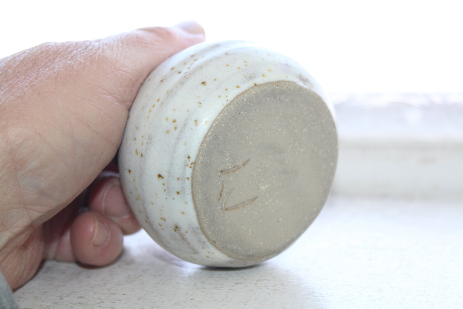 Vintage Studio Pottery Stash Jar Bud Vase Blue and Gray Etsy