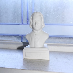 Statuette musique classique vintage buste de Liszt Willis Music Co