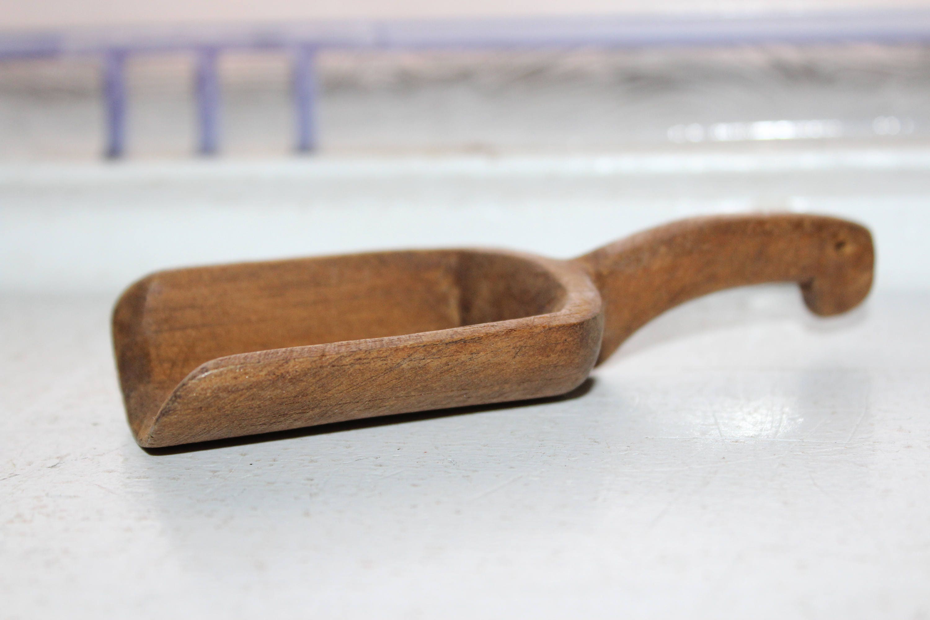Antique Wooden Coffee Scoop Farmhouse Decor