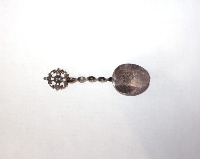 Antique Silverplate Kings Cross Nut Server T K 40 G