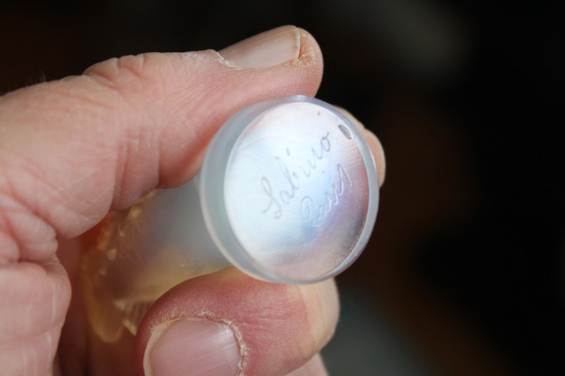 Sabino Glass Opalescent Gold Fish Figurine Etsy