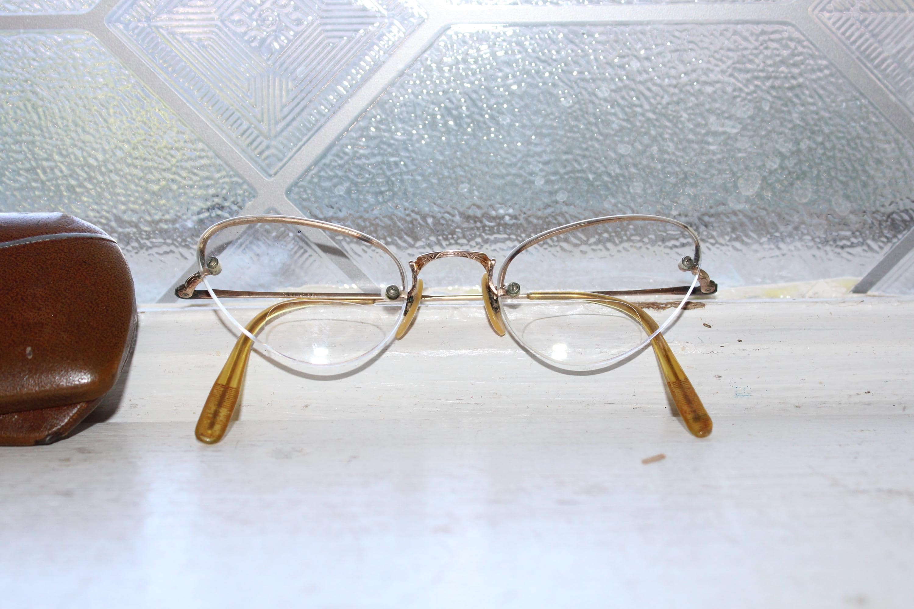 12k Gold Antique Eyeglasses - Etsy