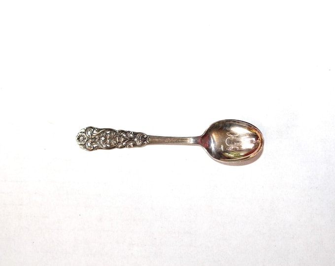 Vintage Sterling Silver Demitasse Spoon Marthinsen Norway