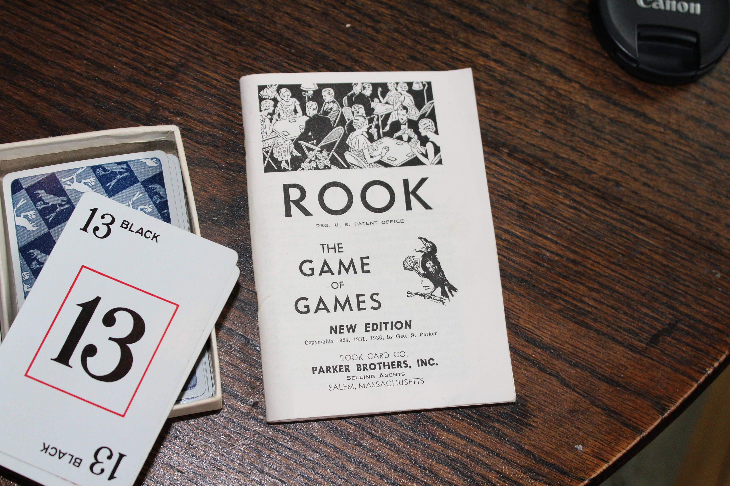 Vintage Card Game Rook Parker Brothers 1936