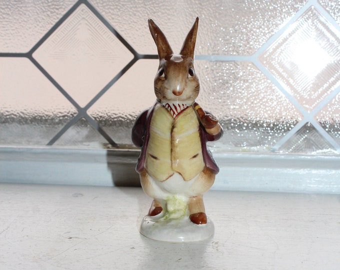 Beatrix Potter Figurine Mr Benjamin Bunny Vintage Beswick England