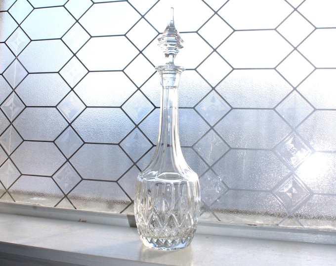 Large Vintage Toscany Crystal Decanter