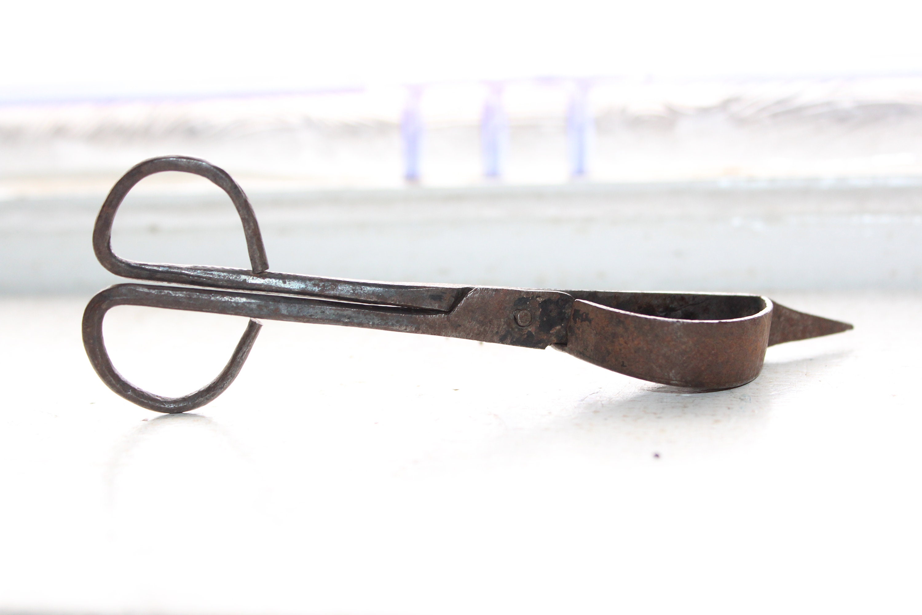 Antique Candle Wick Trimmer Snuffer 19th Century