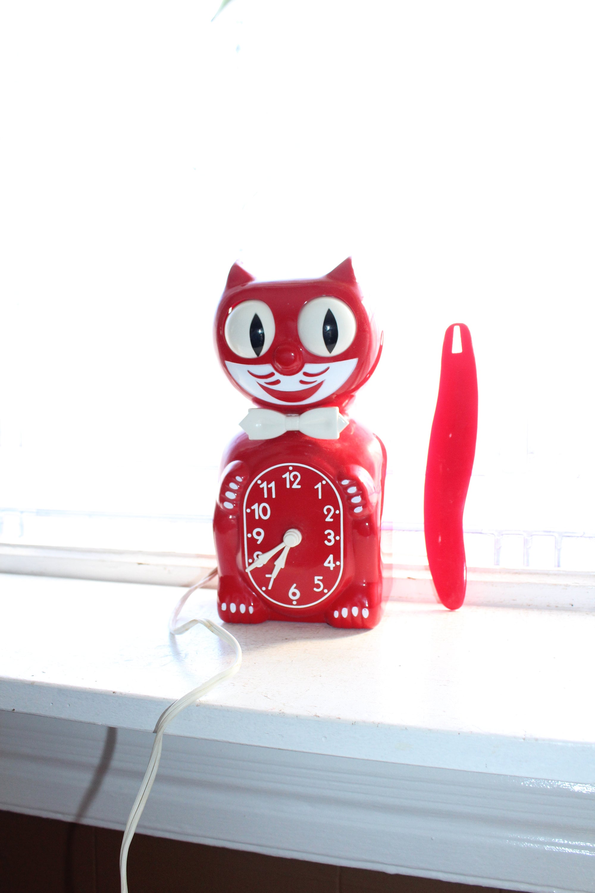1950s Red Kit Kat Klock Clock with Original Box