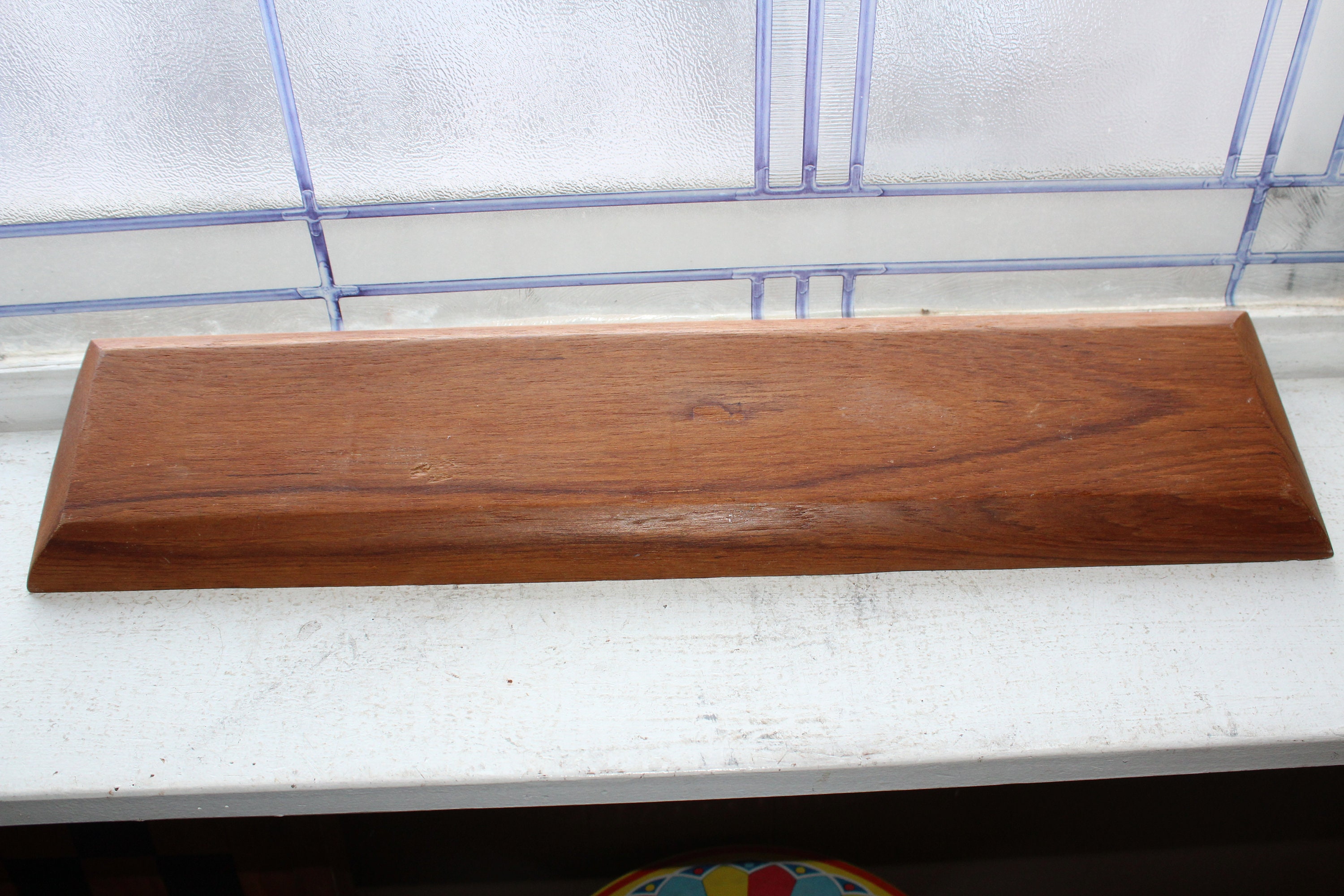 Danish Modern Teak Wood Compartment Tray Vintage 1950s Mid Century