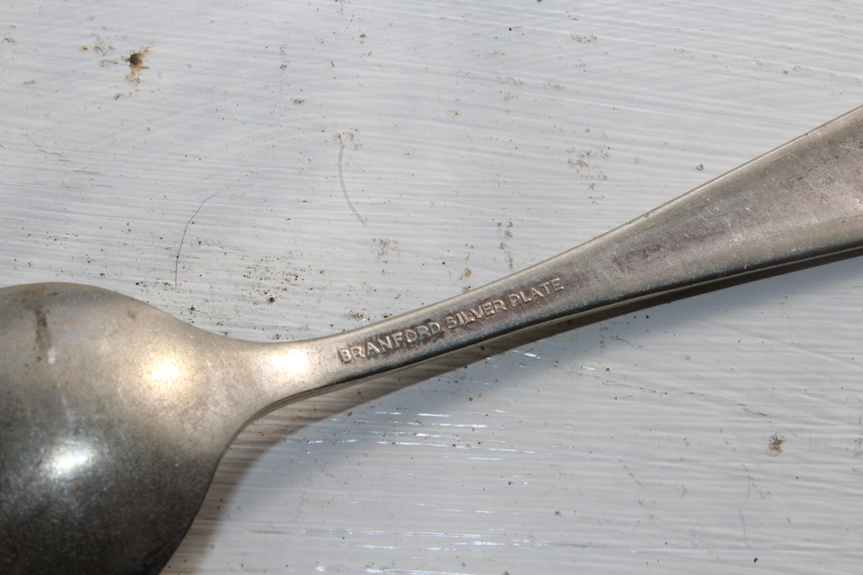 Vintage Mickey Mouse Spoon Branford Silver Plate