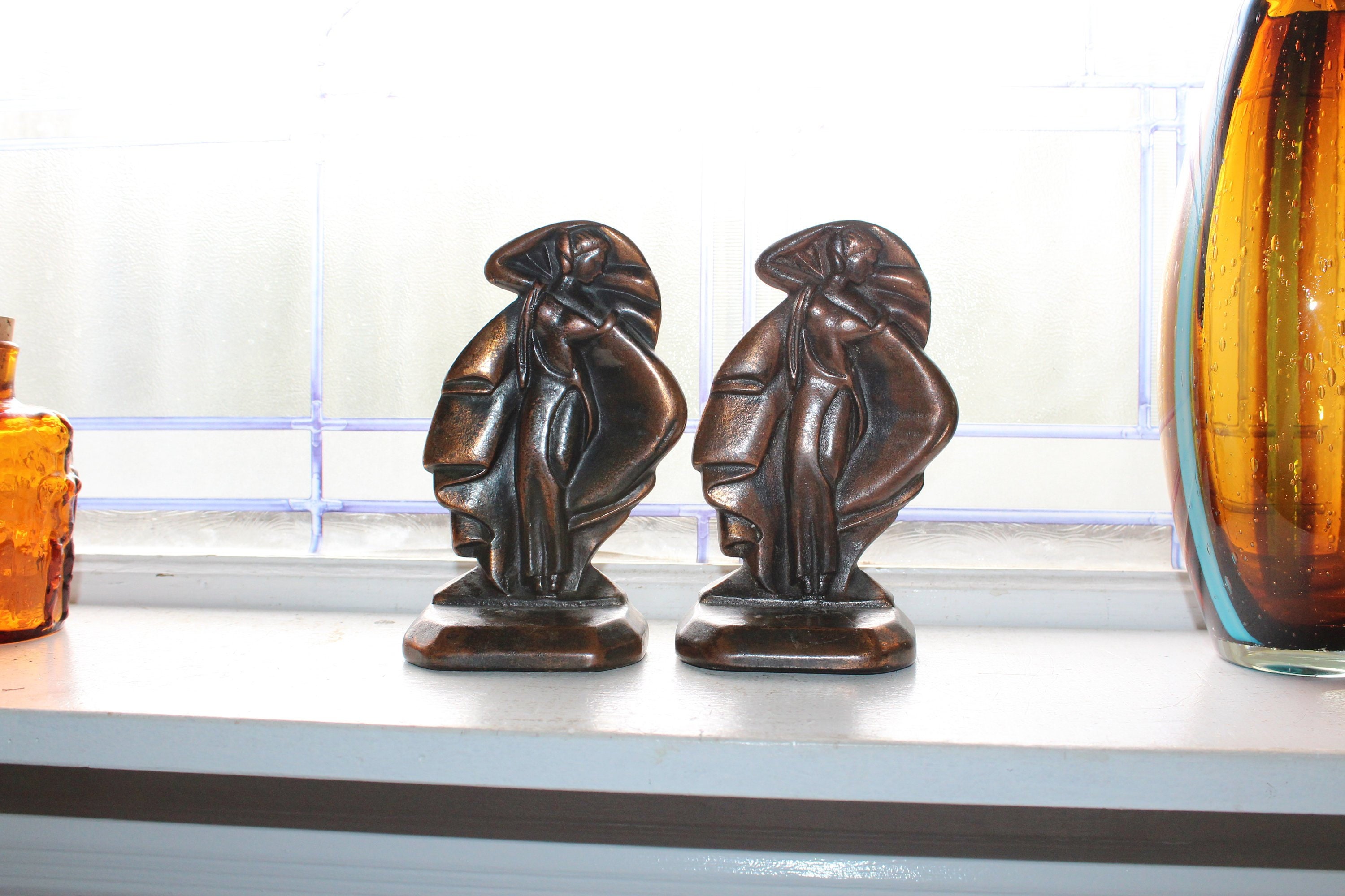 art deco bookends art deco bookends