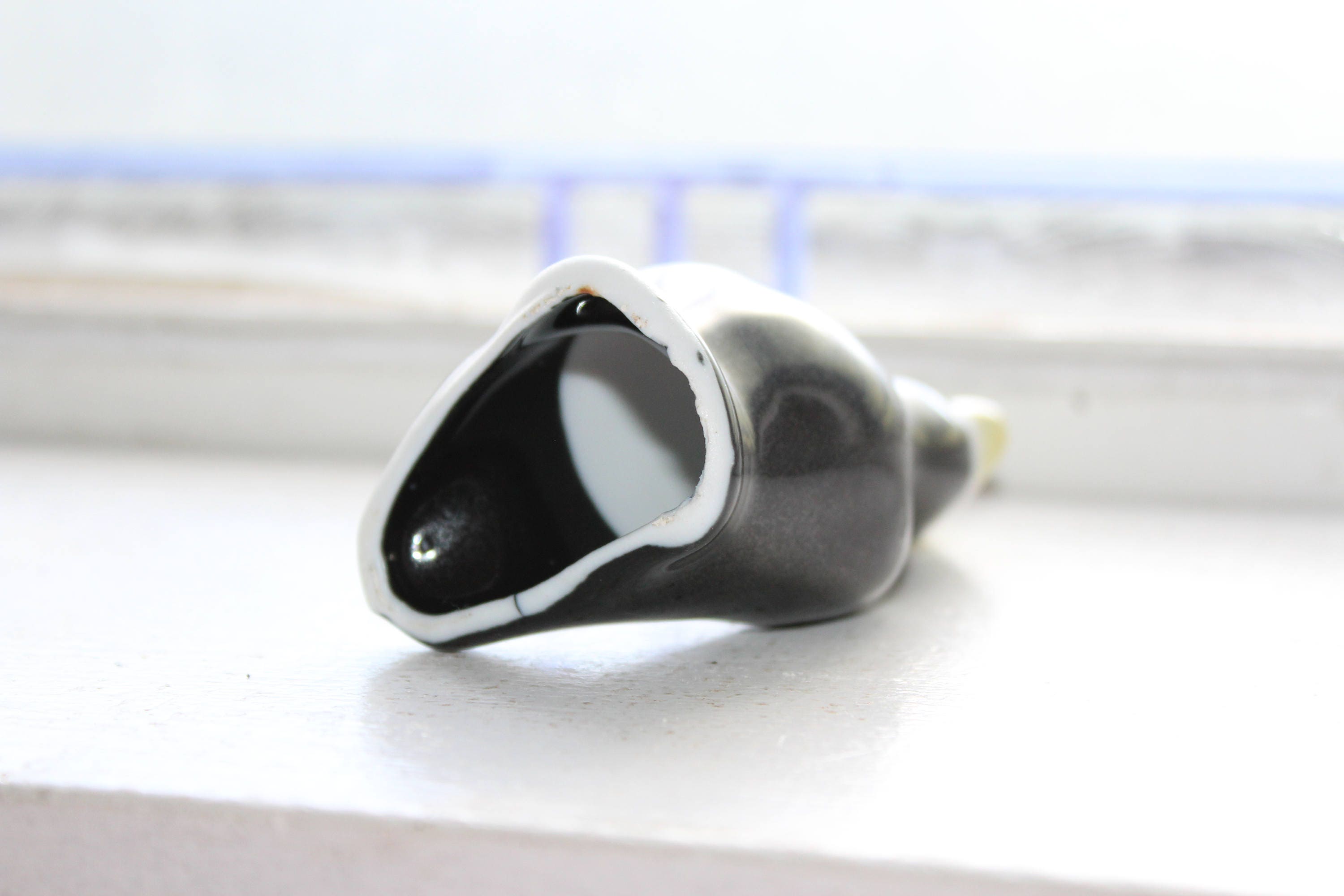 Vintage Pie Bird Pie Whistle Pie Vent Black Bird 1960s