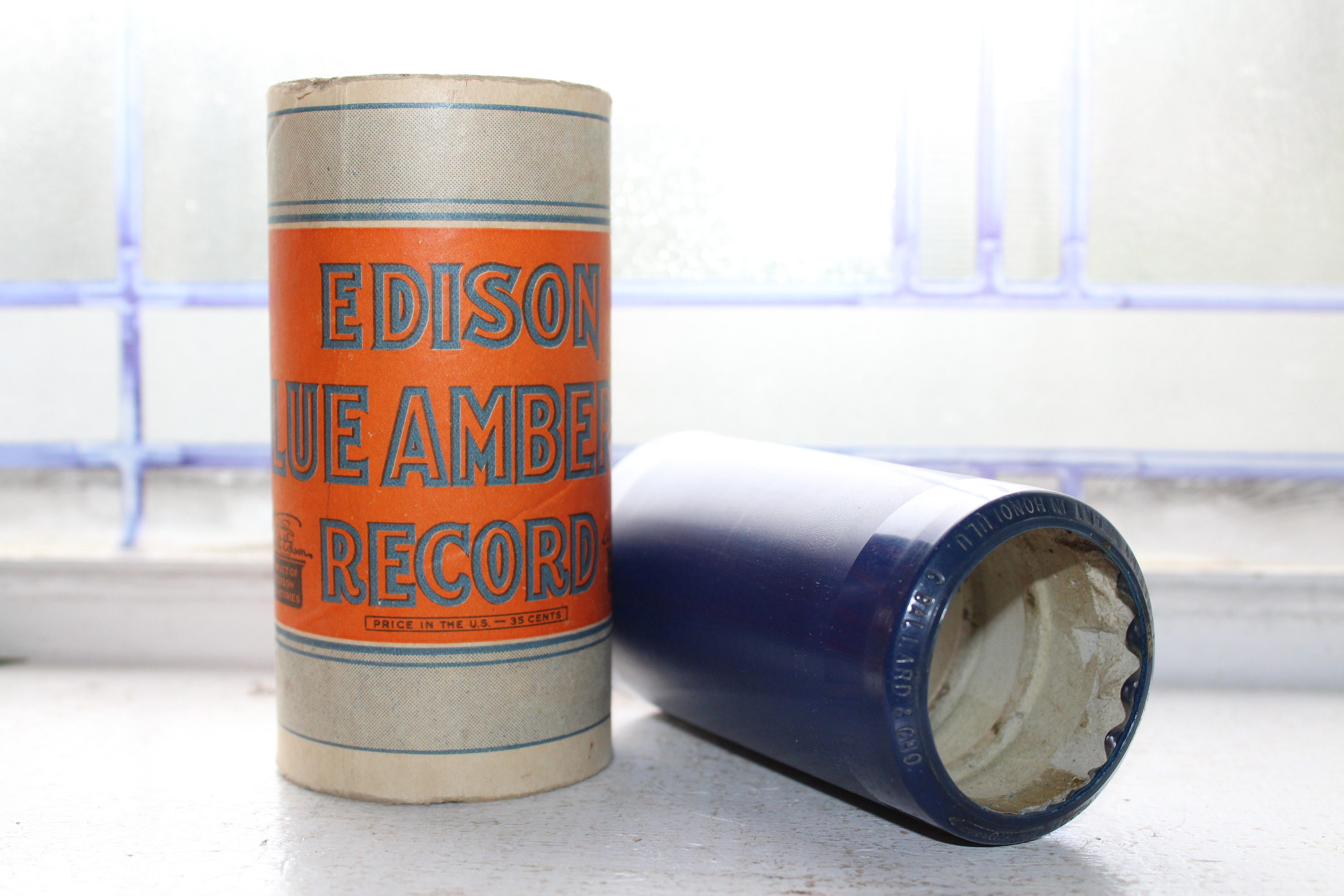 Antique Edison Cylinder Record 2978 I Lost My Heart In Honolulu Phonograph