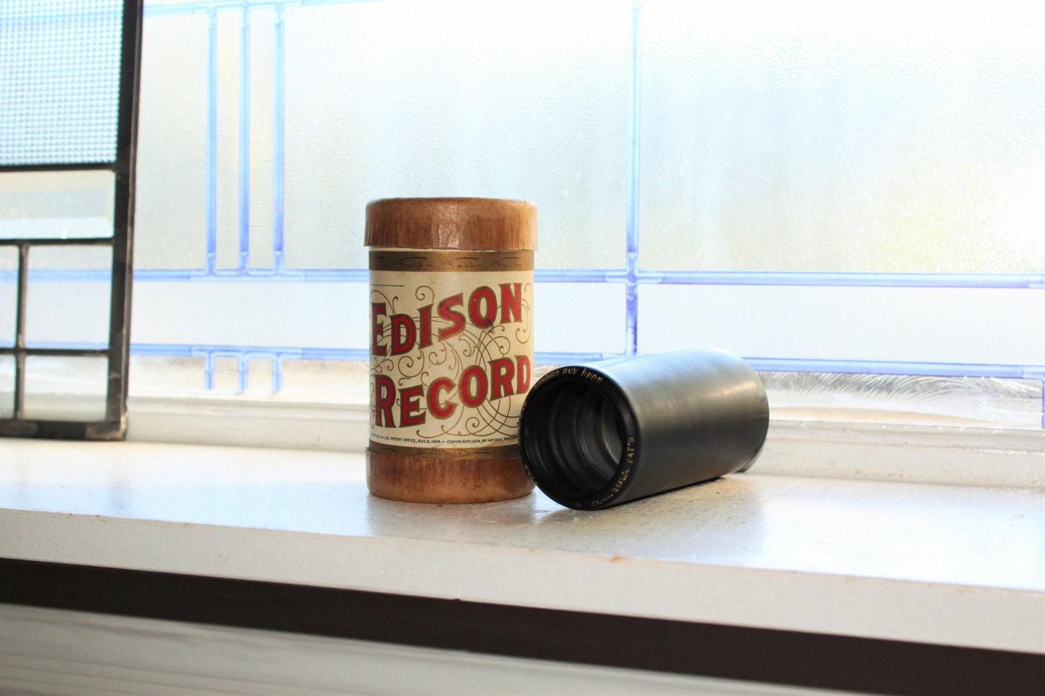 Antique Edison Cylinder Record 7857 Medley of Plantation Songs by