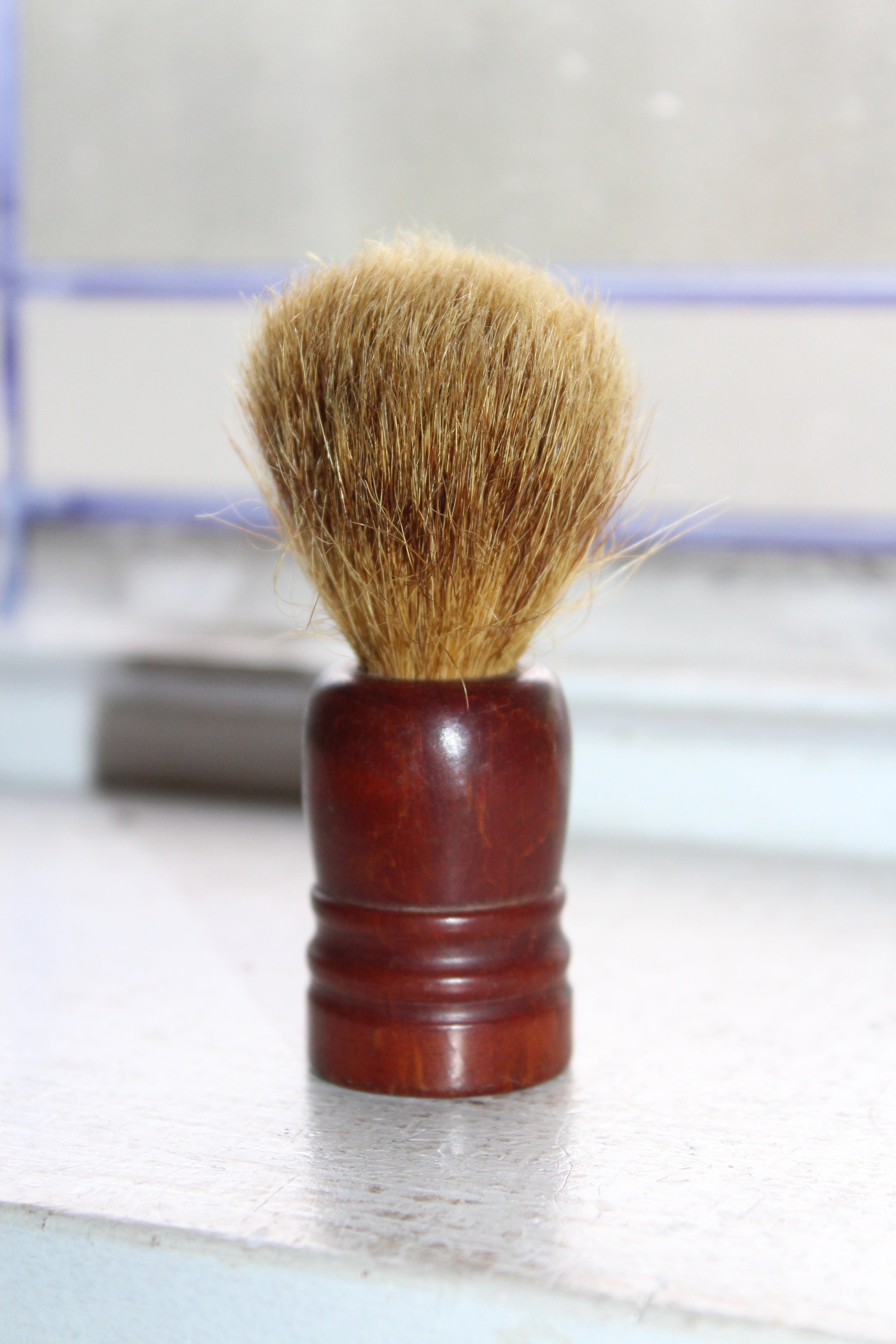 Vintage Shaving Brush Wood Handle