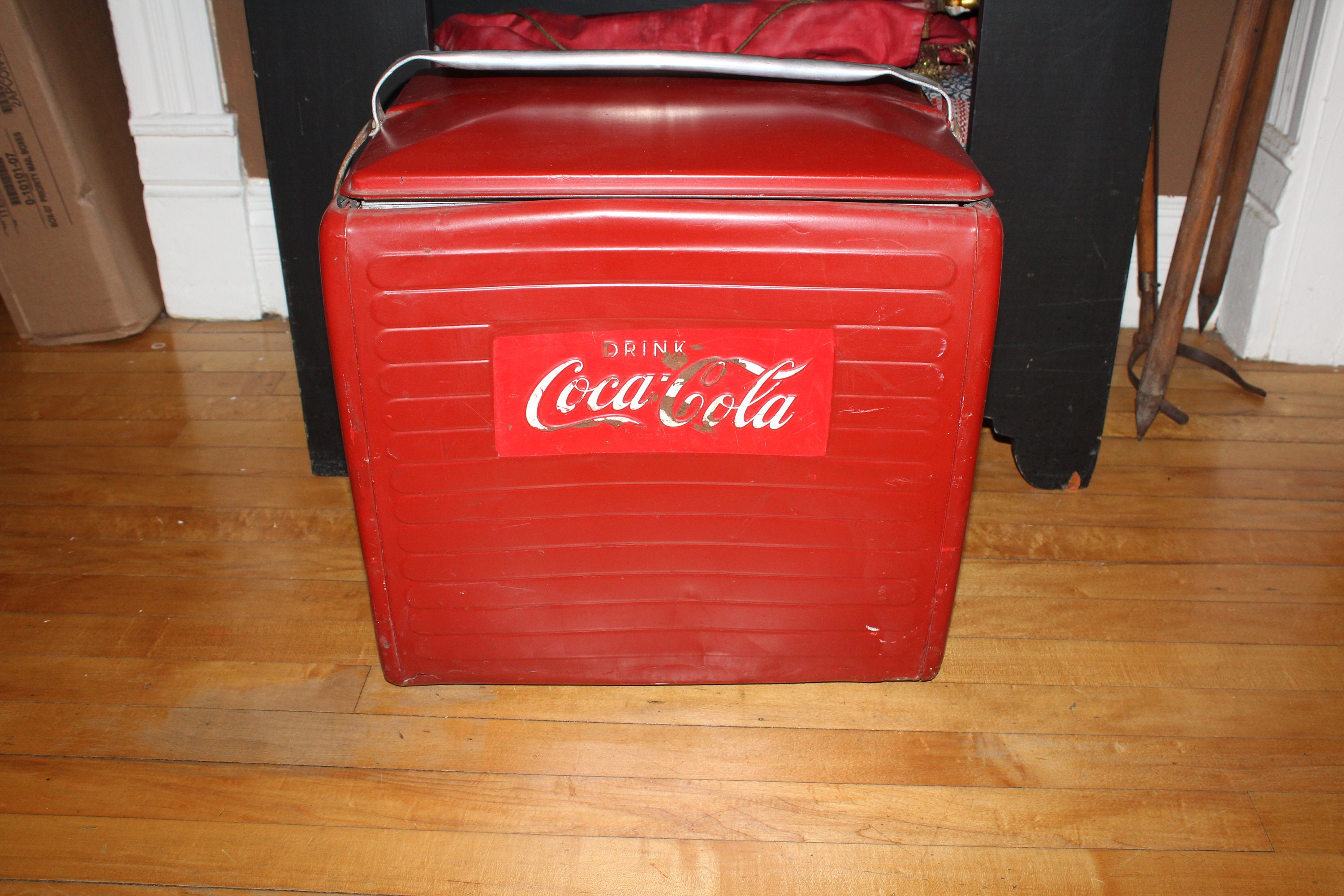 Vintage Coca Cola Cooler Ice Chest 1950s Coke Cooler