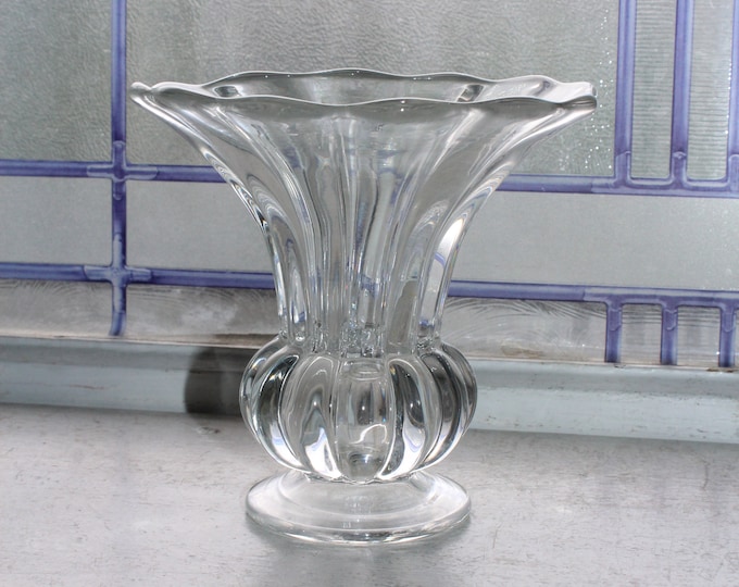 Vintage Heisey Glass Crystolite Vase