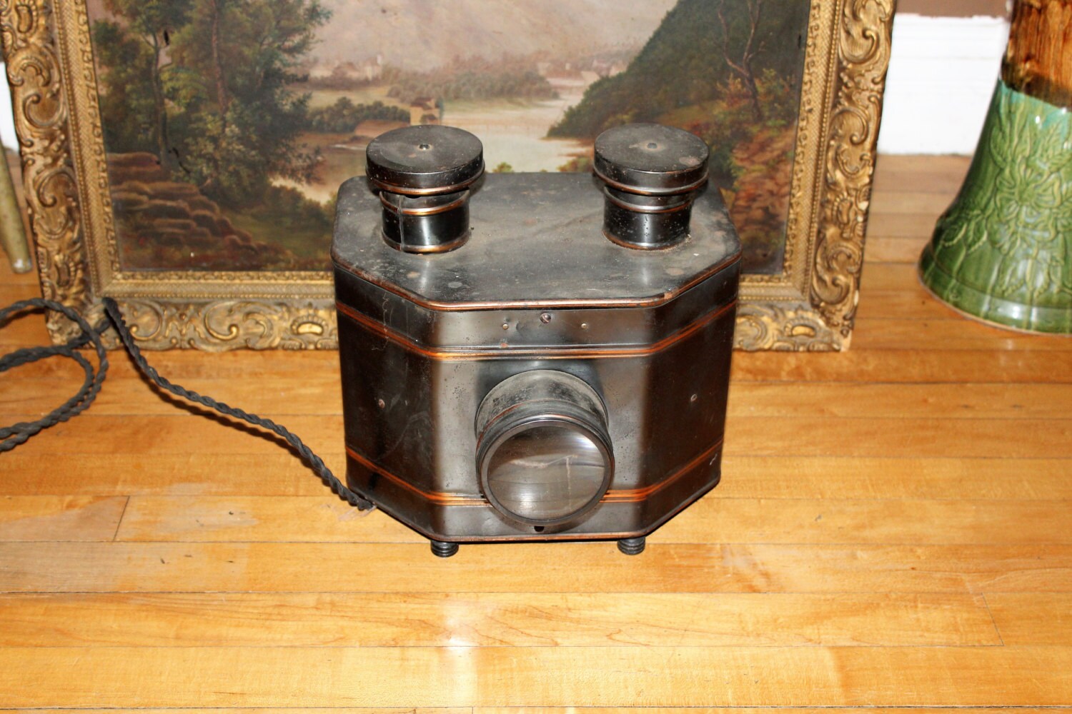 Antique Magic Lantern Slide Viewer Projector
