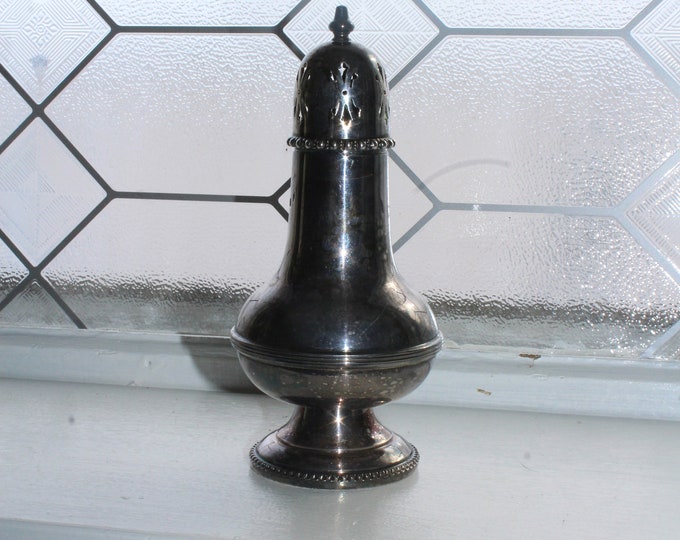 Vintage Silverplate Muffineer Sugar Shaker