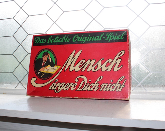 Vintage Mensch Argere Dich Nicht Board Game Schmidt Spiele Parcheesi or Sorry!