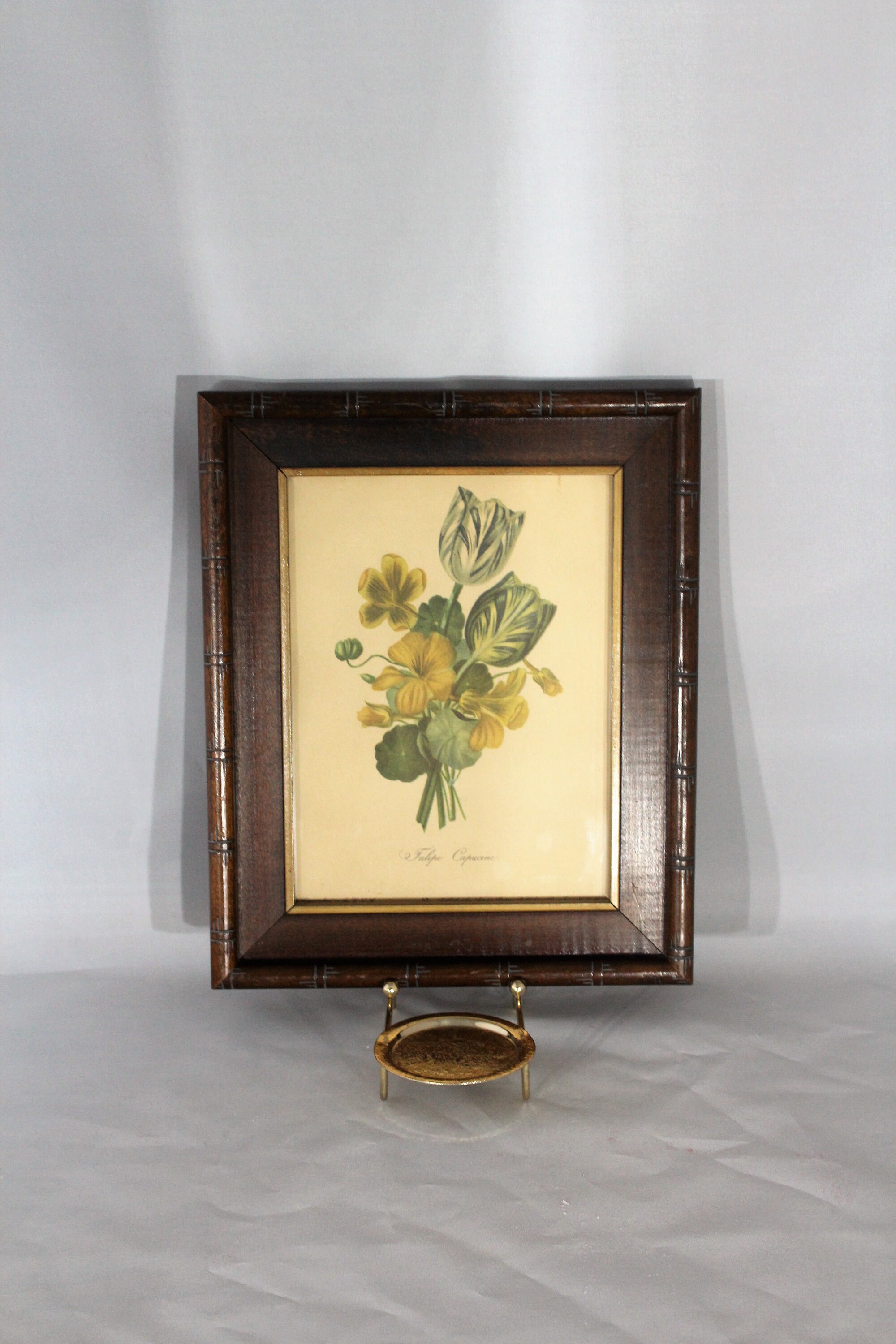 Antique Lithograph Flowers Print Artistic Picture Publishing Company