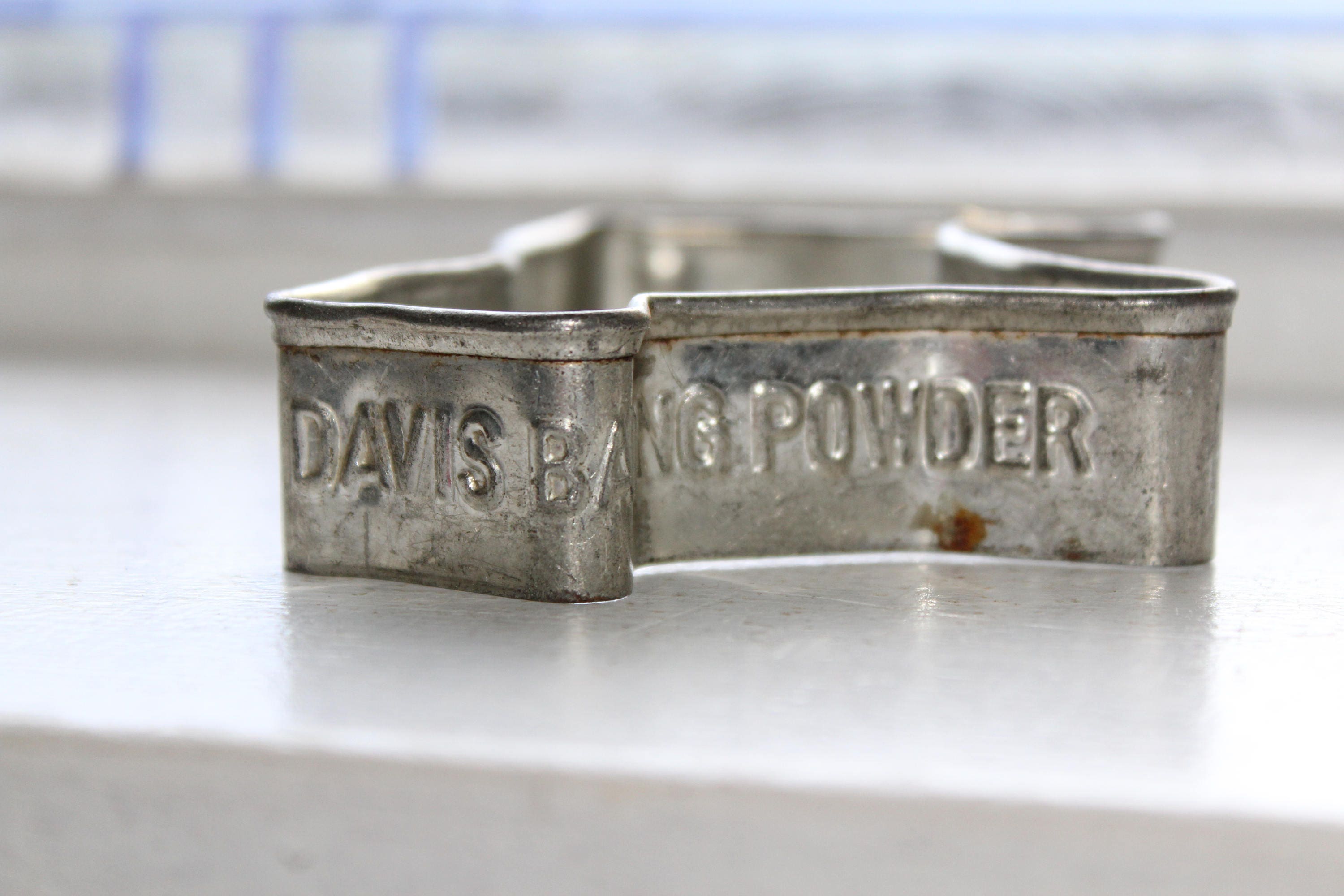 Vintage Horse Cookie Cutter Davis Baking Powder Advertising