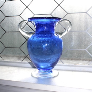 Blue murano vase - Etsy 日本