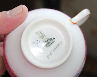 アンティーク 1910年代 ロイヤルドルトン カップ＆ソーサー E7319 日本