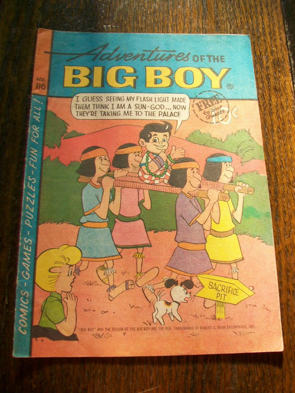 Comic Book Adventures Of The Big Boy 1960s Promotional Comic Number 116 comic-book-adventures-of-the-big-boy-1960s-promotional-comic-number-116