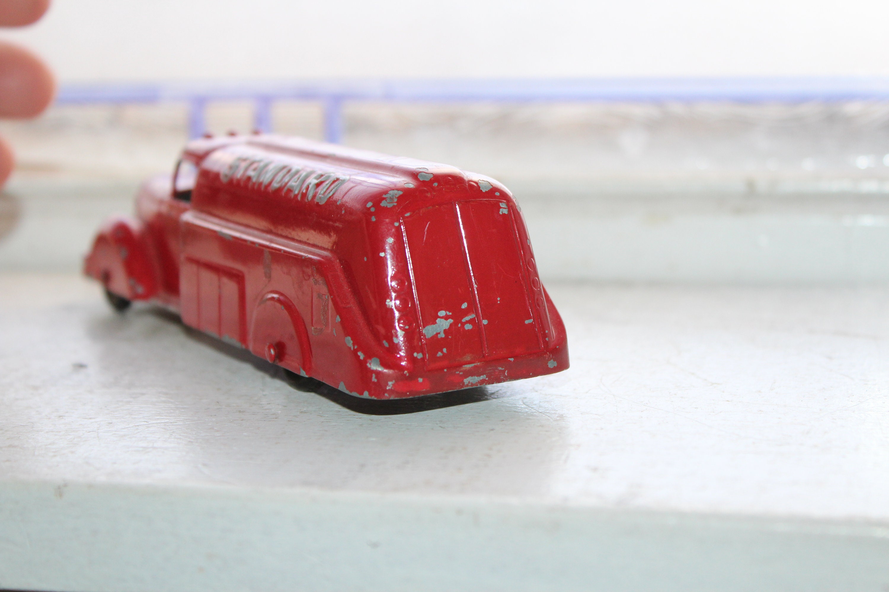 Vintage Tootsietoy Standard Oil Red Truck