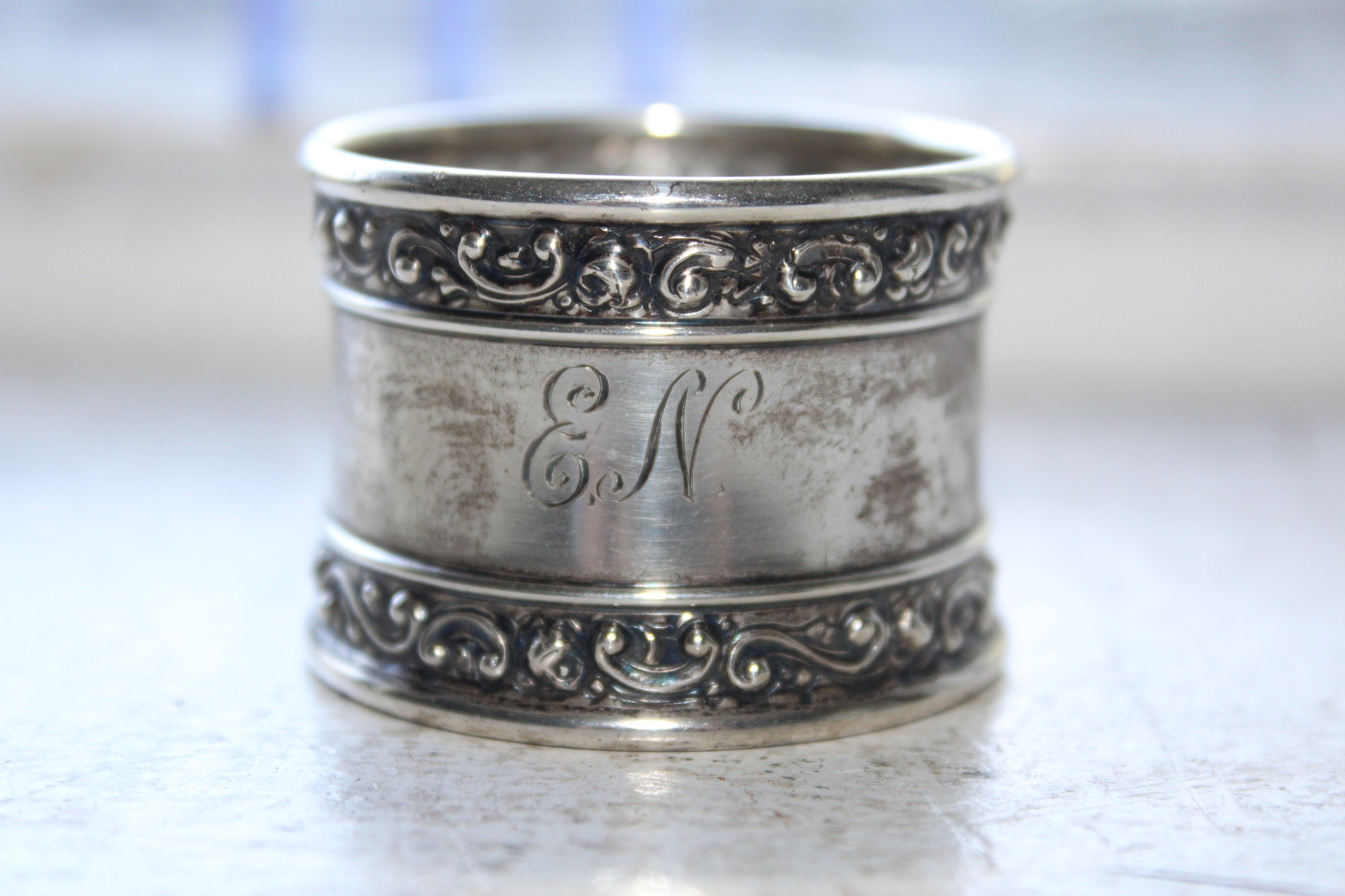 Antique Sterling Silver Victorian Napkin Ring