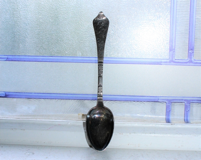 Antique Silverplate Spoon Denmark Scandinavian