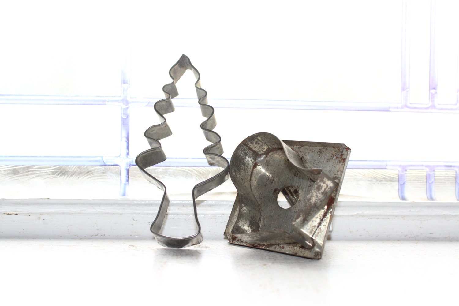 Antique Tin Cookie Cutter Christmas Tree