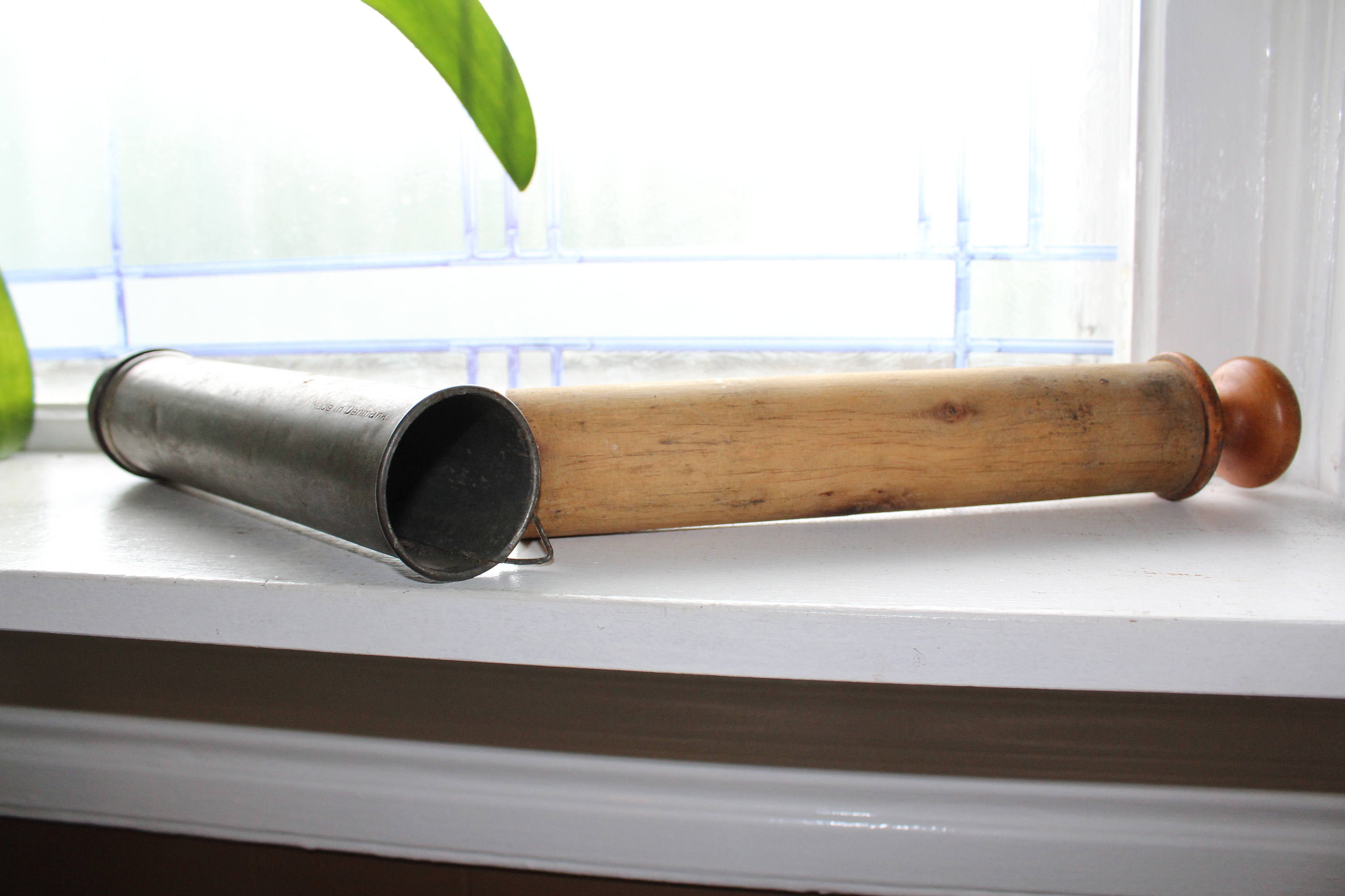 Antique Sausage Stuffer Doughnut Stuffer Primitive Kitchen Decor