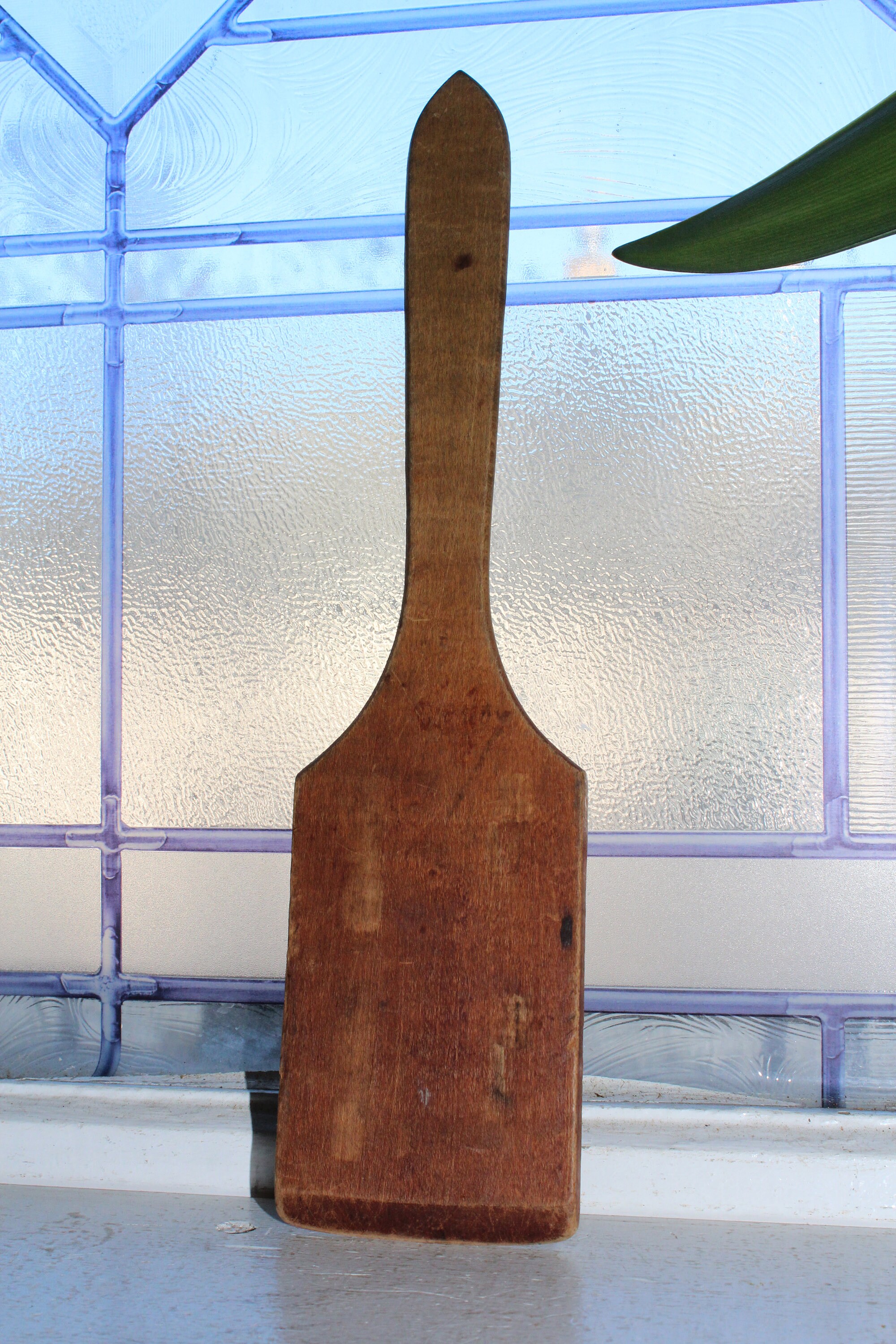 Large Wooden Butter Paddle Antique Rustic Farmhouse Decor
