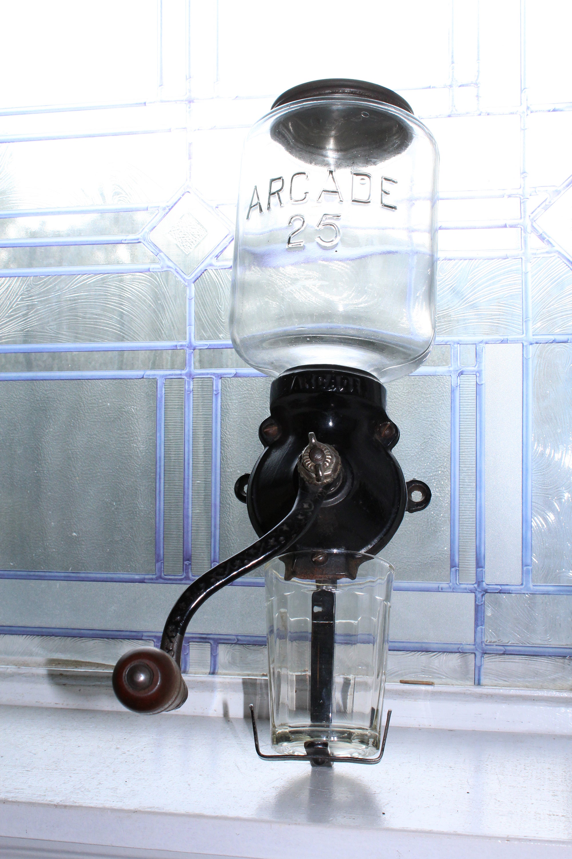 Antique Arcade 25 Wall Mount Coffee Grinder Farmhouse Decor