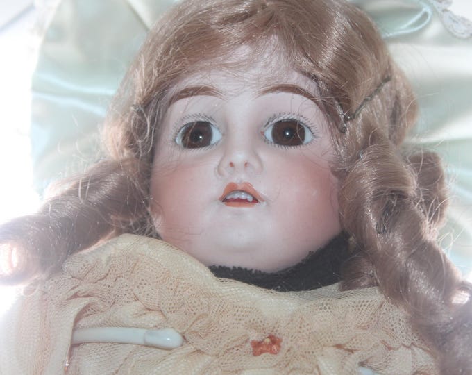 Victorian Antique German Doll Blue Mabel 2 21"
