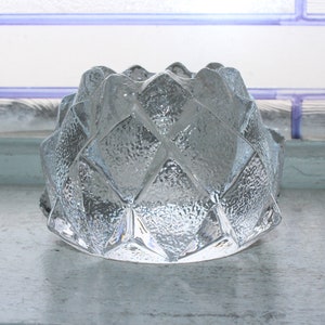 Vintage Orrefors Crystal Artichoke Firefly Nimbus Votive Candle Holder