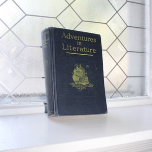 Adventures in Literature Antique 1933 Book for Young People