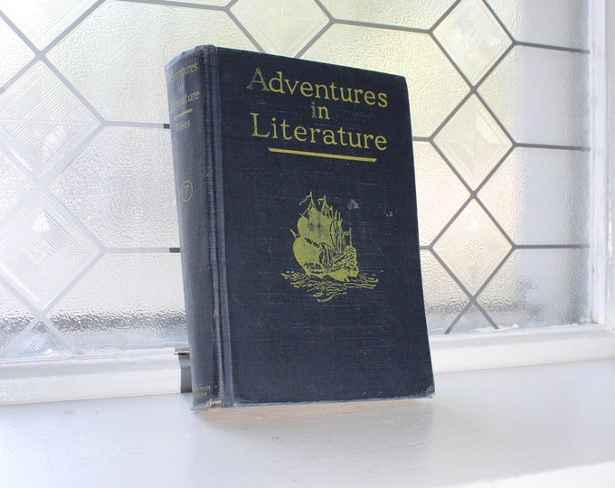 Adventures in Literature Antique 1933 Book for Young People