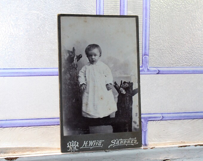 Antique Carte De Visite CDV Photograph Young Victorian Child 1800s