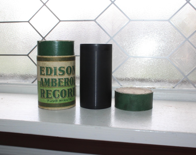 Antique Edison Amberol Cylinder Record 286 Just Plain Folks by Maurice Stonehill