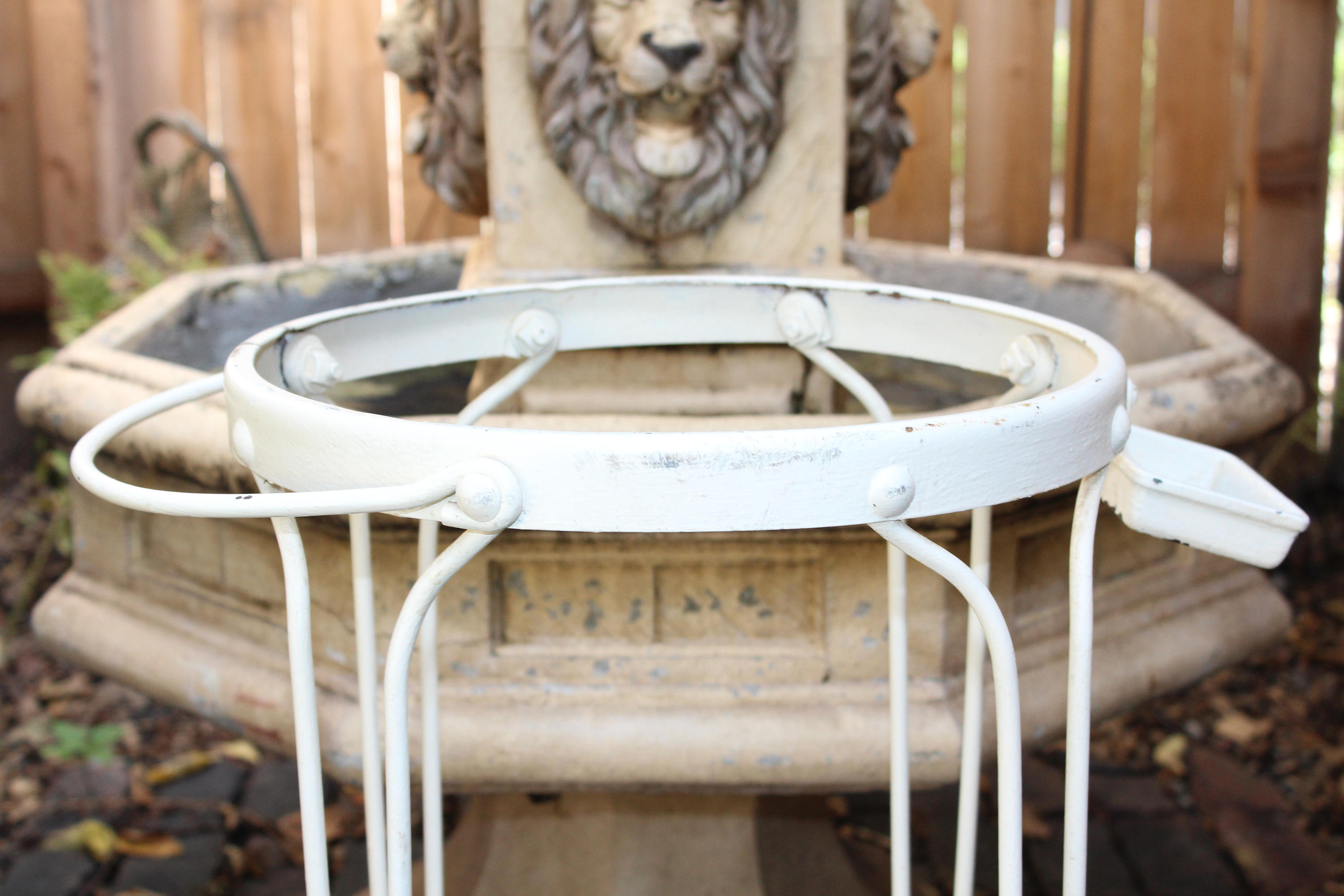 Antique Wash Stand For Pitcher and Bowl Rustic Farmhouse Decor
