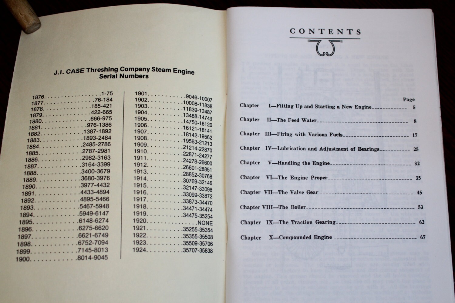 J I Case Steam Engine Manual Vintage Book