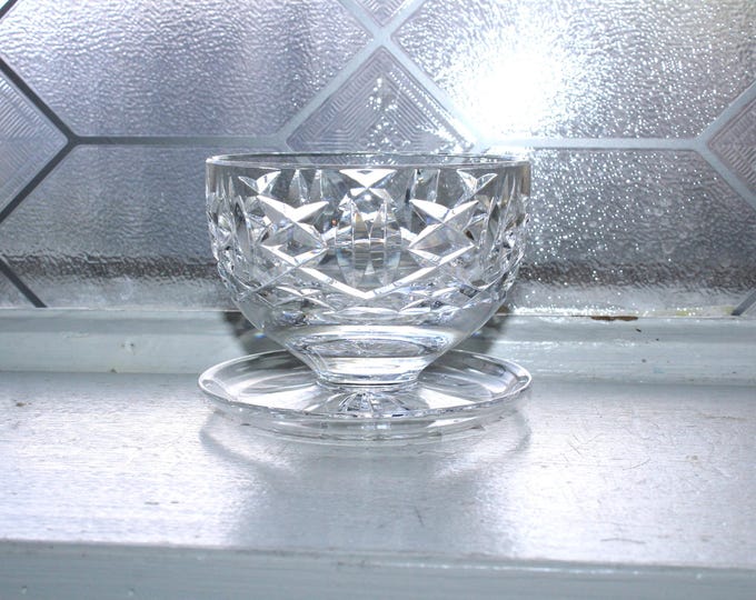 Elegant Waterford Lismore Cut Crystal Dessert Bowl